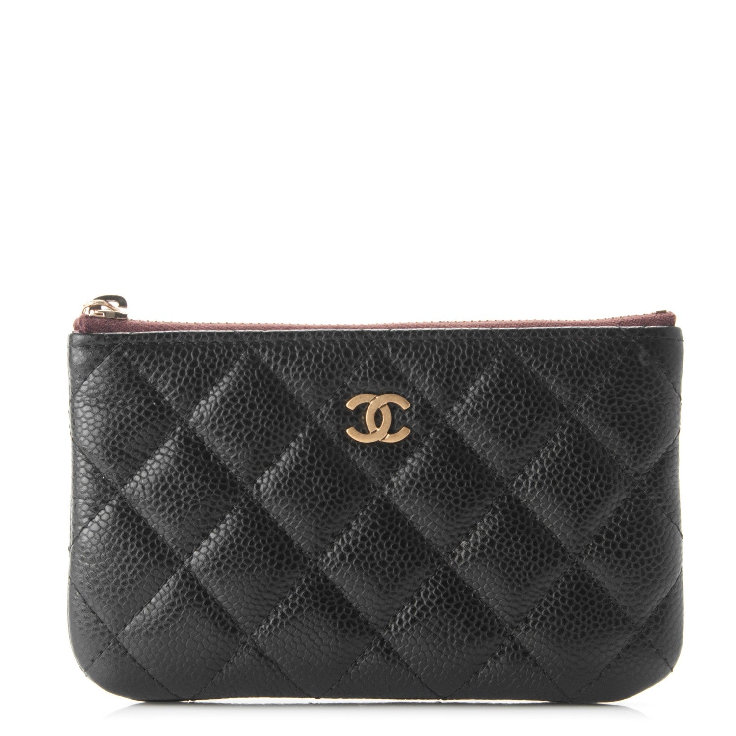 Chanel Caviar Quilted Small Cosmetic Case Black 1 of 7