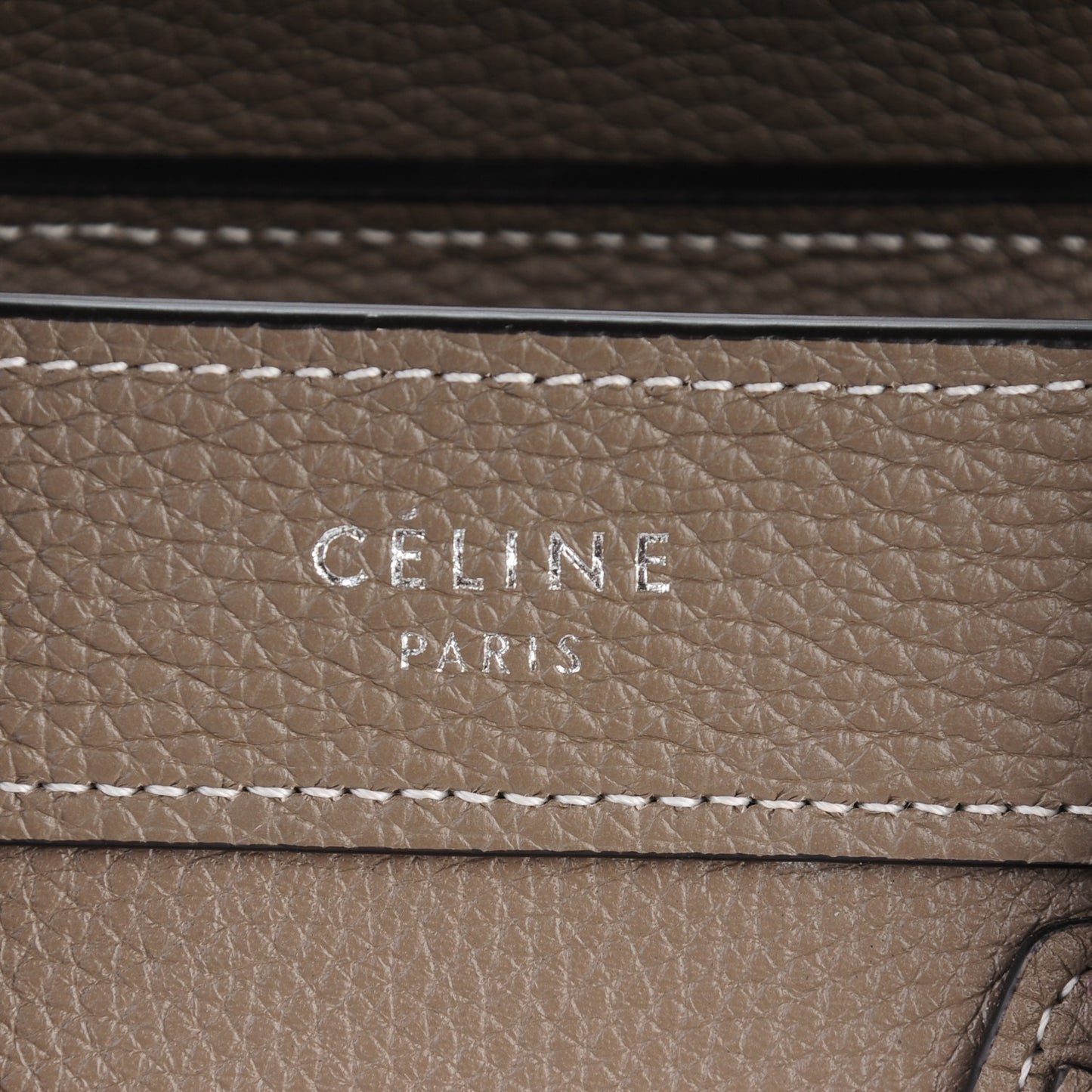 Drummed Calfskin Nano Luggage Souris