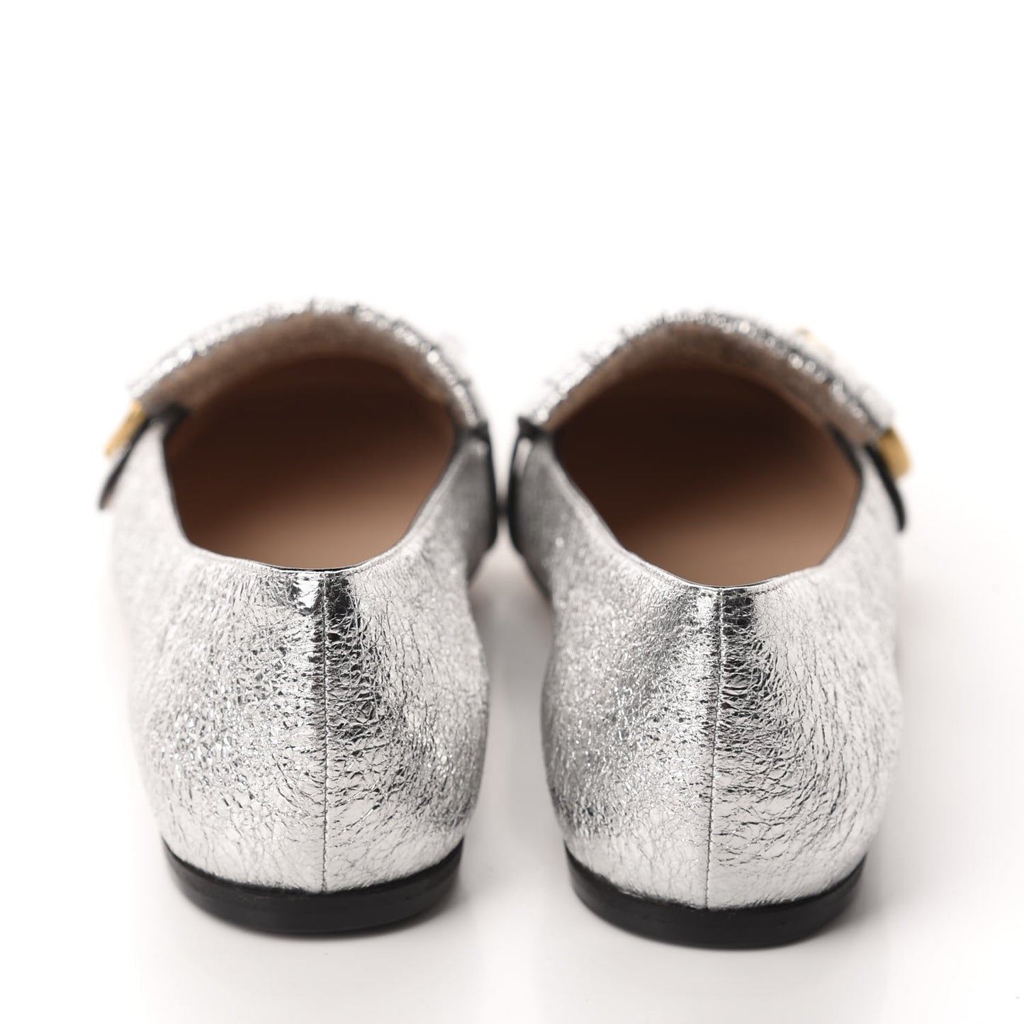 Galassia GG Marmont Fringe Flats 36 Argento