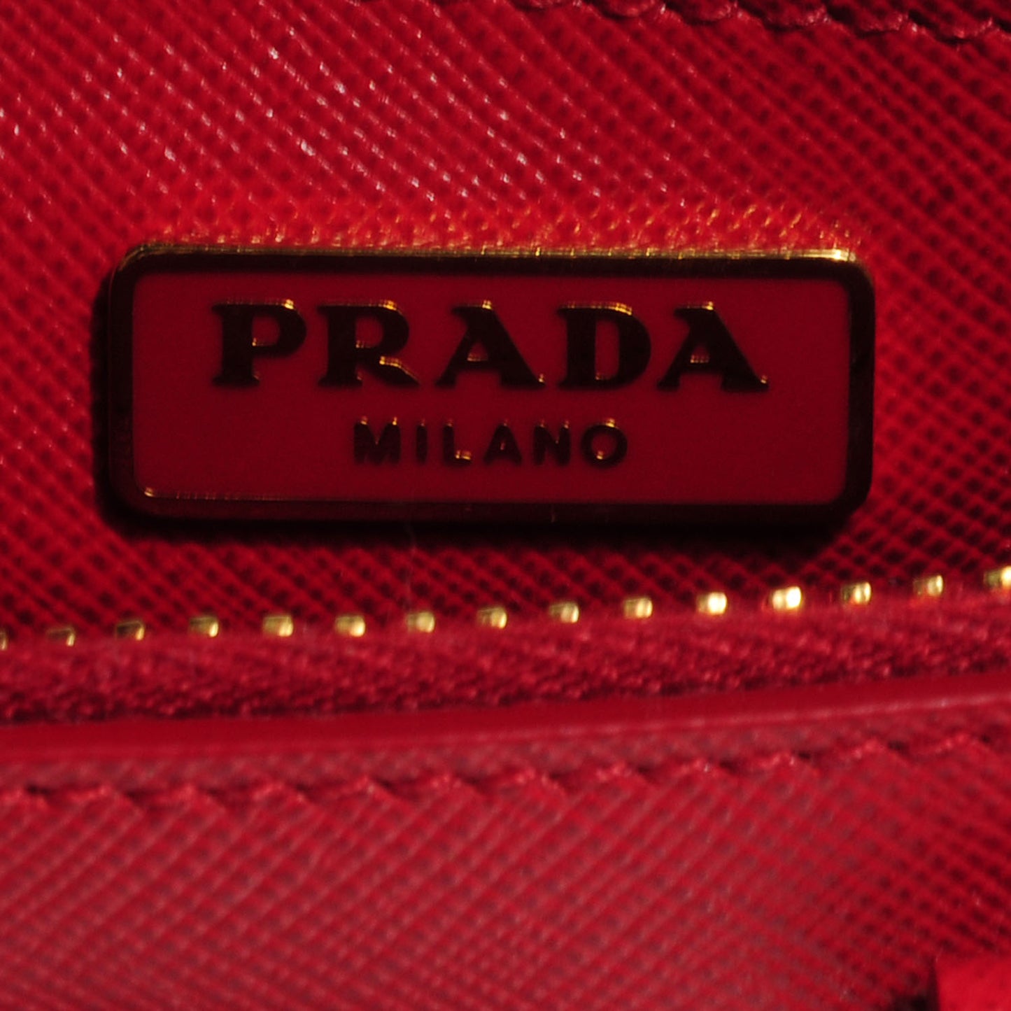 Saffiano Lux Mini Promenade Tote Fuoco