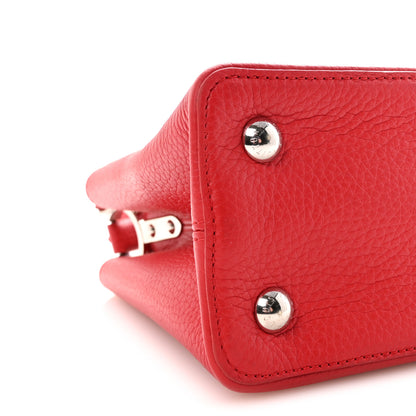 Louis Vuitton Taurillon Capucines PM Rubis 8 of 9