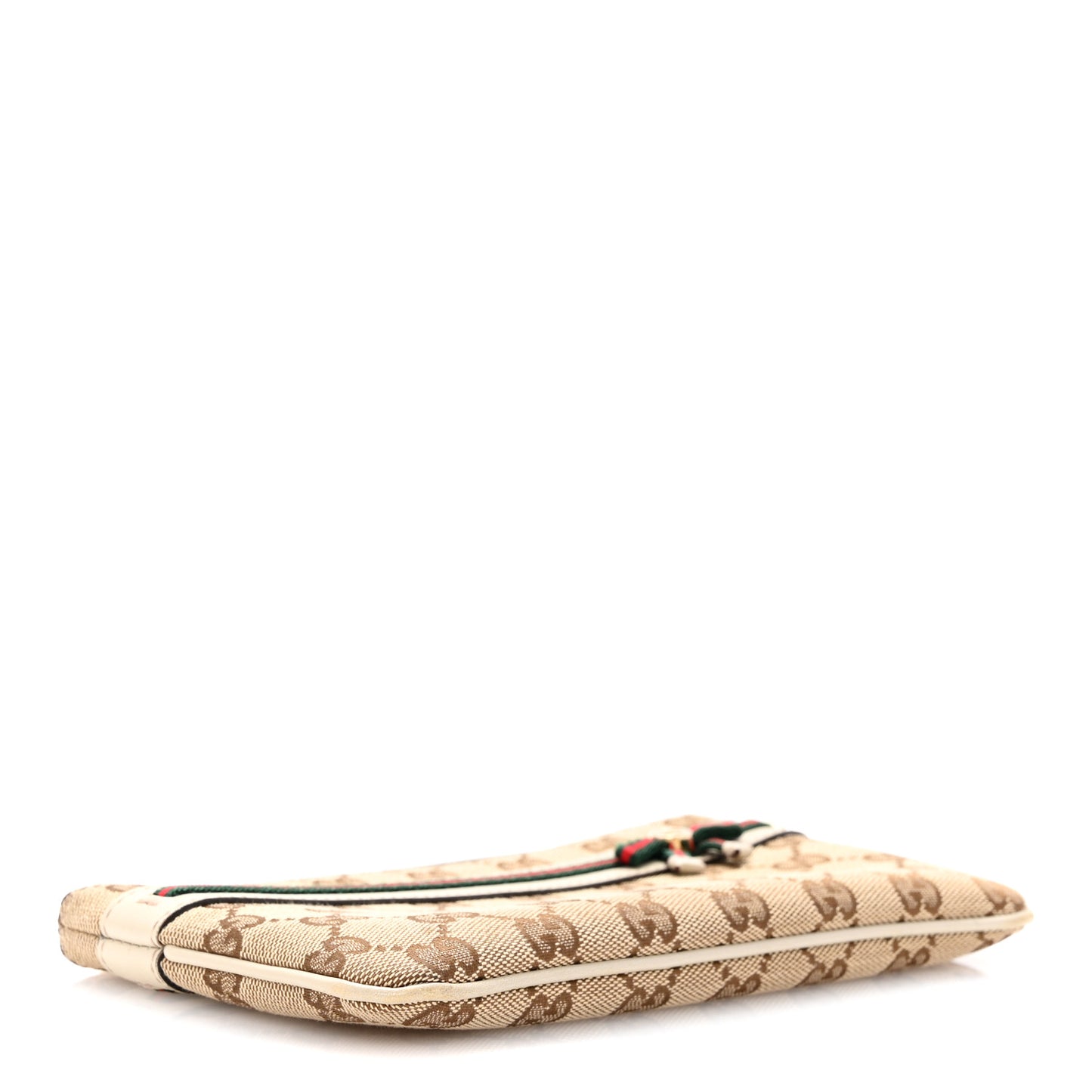 Monogram Mayfair Wristlet Off White