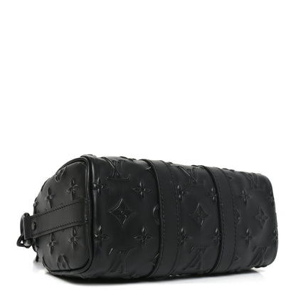 Louis Vuitton Monogram Seal Keepall XS Black 4 of 10