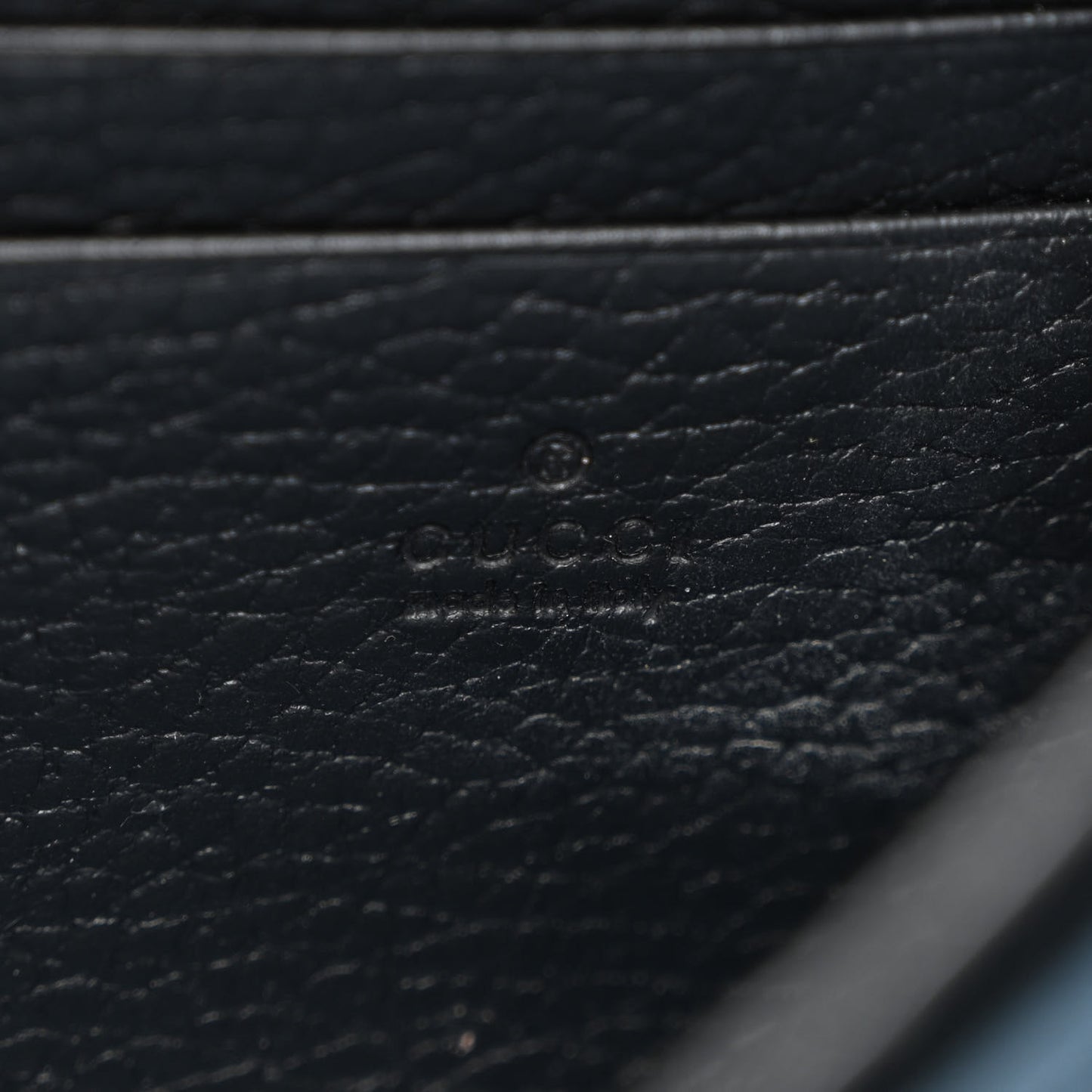 Calfskin Garden Dionysus Chain Wallet Black