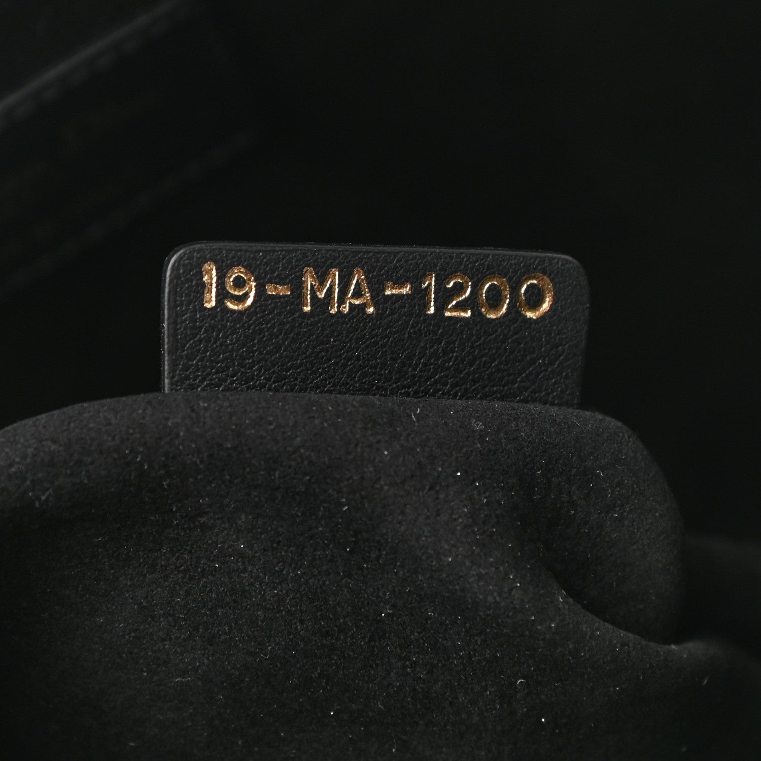 Christian Dior Calfskin Embossed Logo Zip Clutch Black 7 of 7