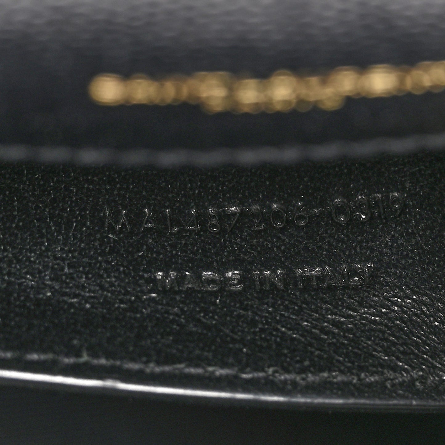 Grain De Poudre Textured Mixed Matelasse Triquilt Medium Monogram Satchel Black