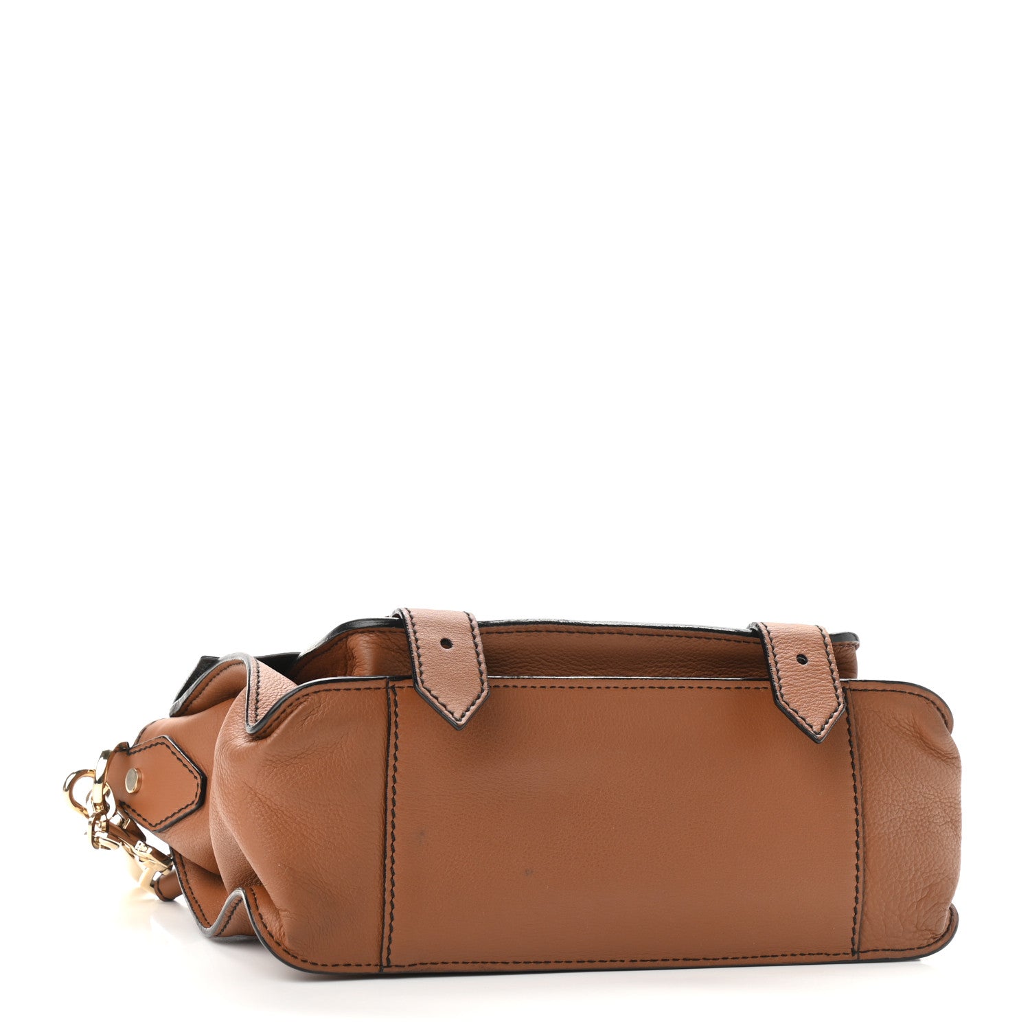 Proenza Schouler Soft Grainy Calfskin Tiny PS1 Satchel Sienna 4 of 9