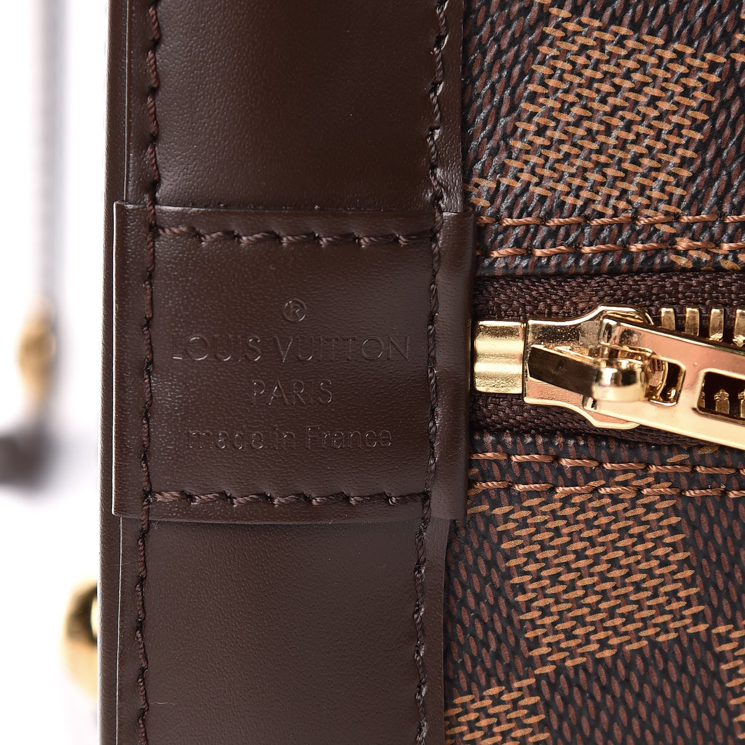 Louis Vuitton Damier Ebene Alma PM 8 of 10