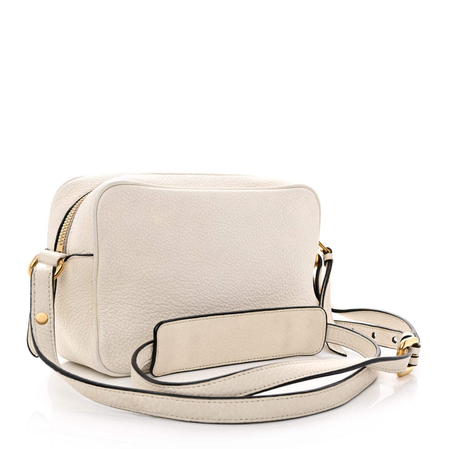 Vitello Daino Camera Crossbody Bianco
