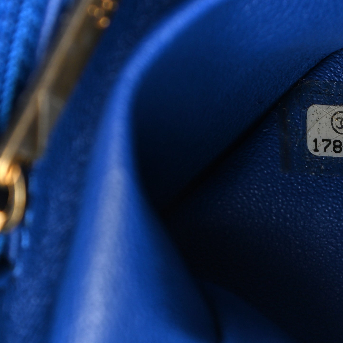 Calfskin Stitched Thin City Clutch Blue