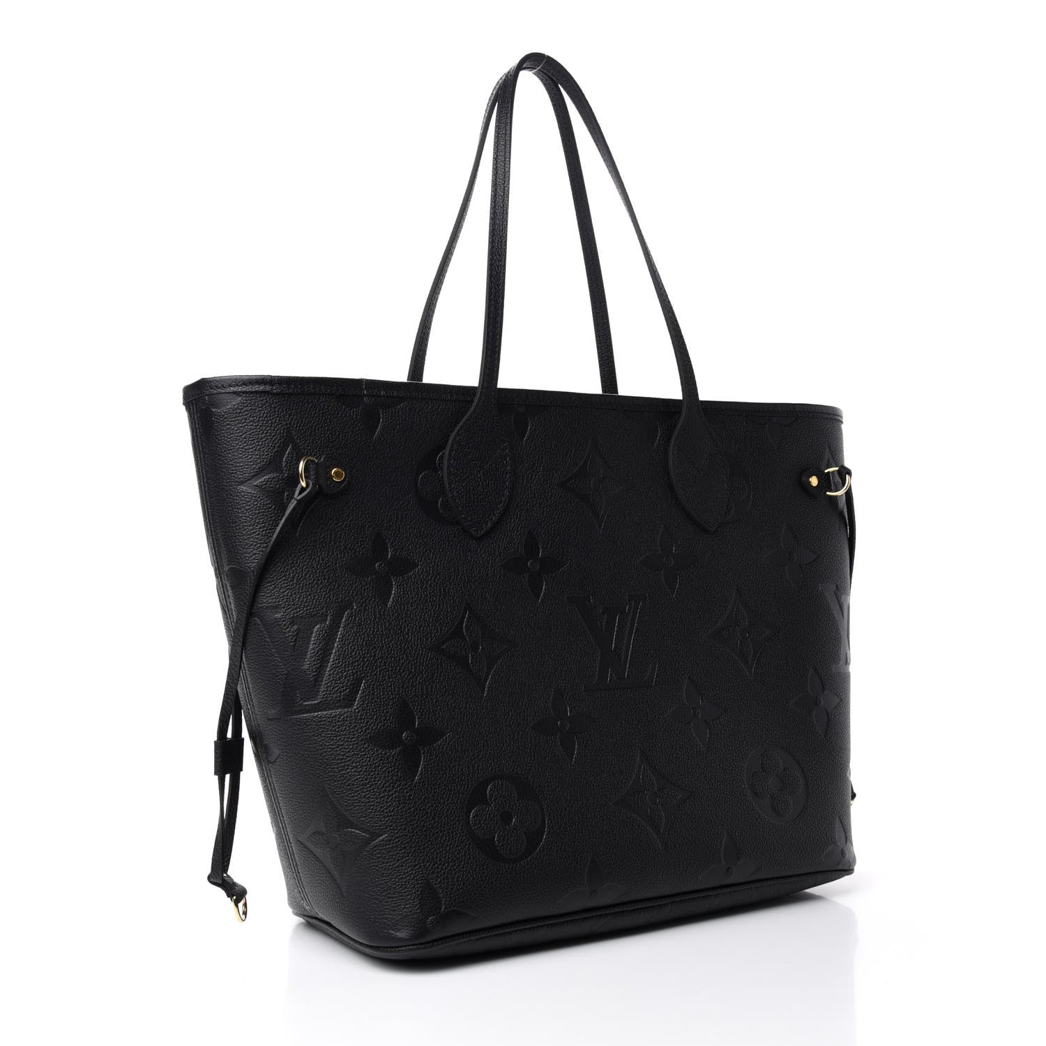 Louis Vuitton Empreinte Monogram Giant Neverfull MM Black 3 of 11