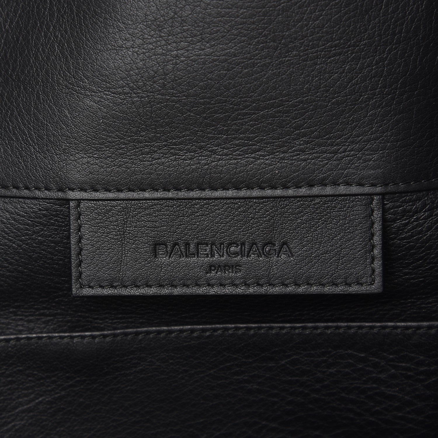 Balenciaga Veau Papier Sight Clutch Black 6 of 7
