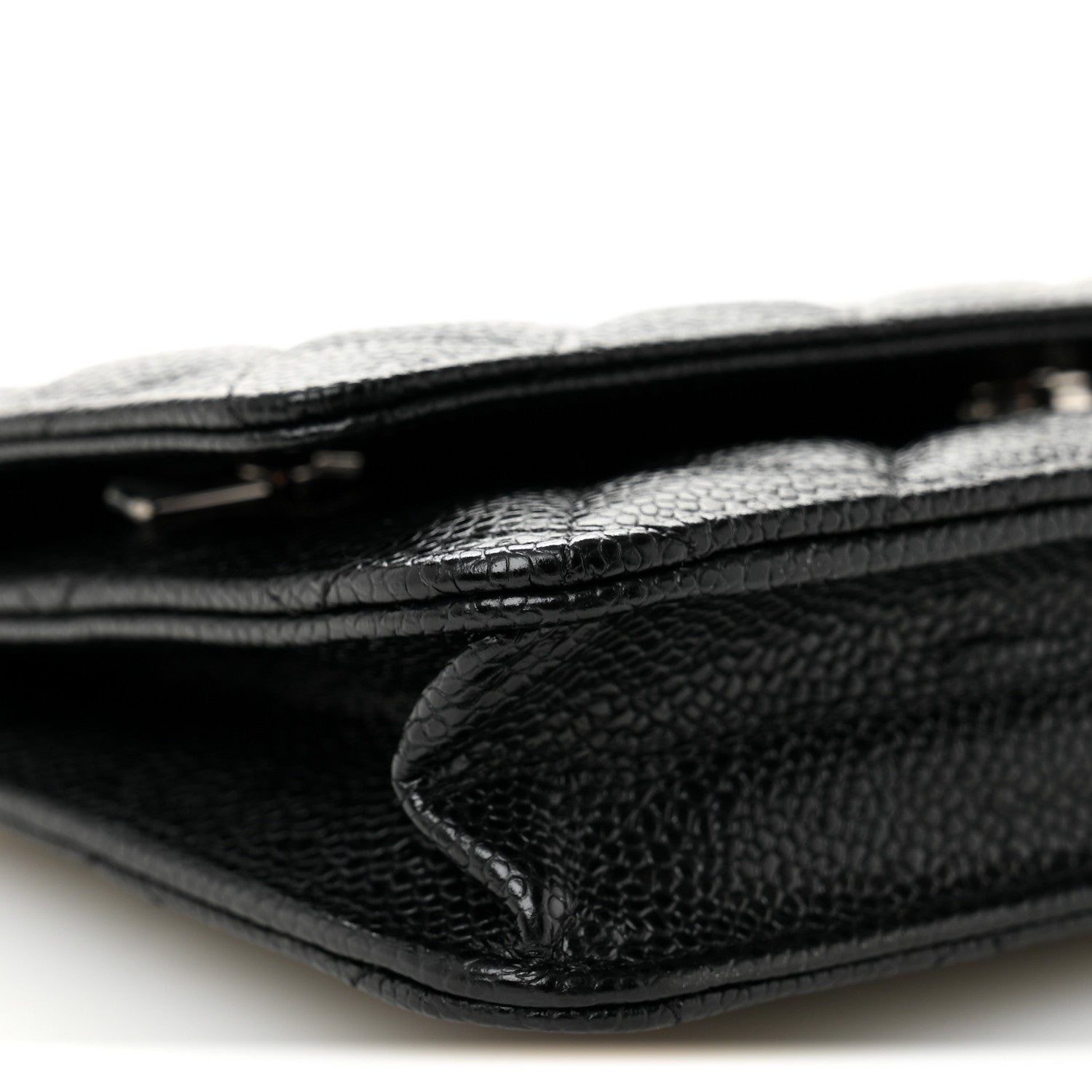 Chanel Caviar Quilted Wallet on Chain WOC Black 10 of 13