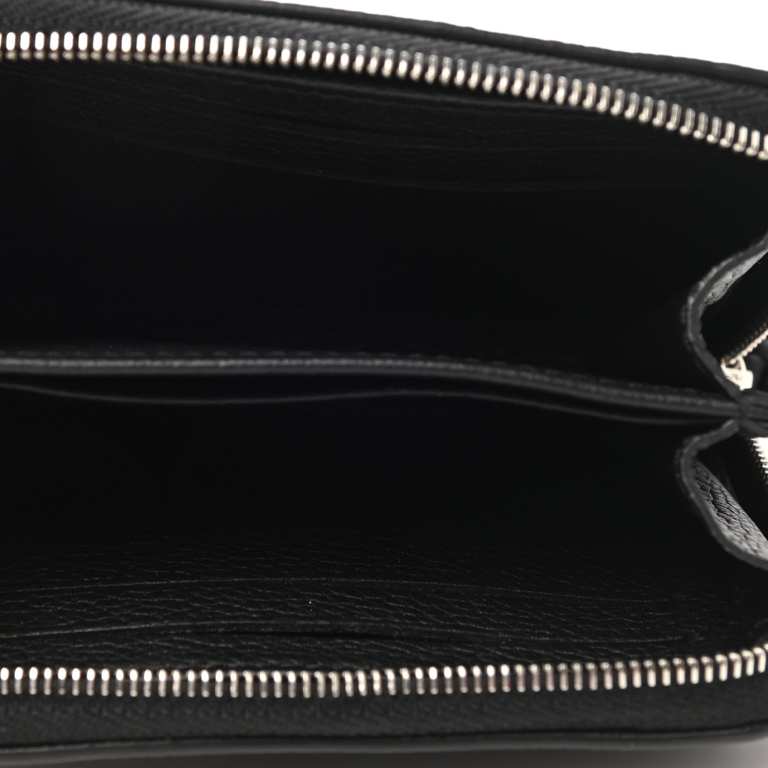 Louis Vuitton Calfskin Lockme Zippy Coin Purse Black 5 of 9
