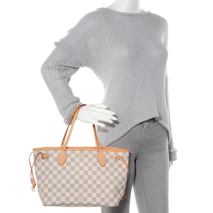 Louis Vuitton Damier Azur Neverfull PM 2 of 7
