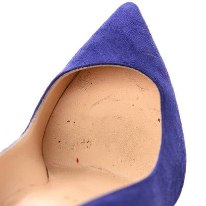 Christian Louboutin Veau Velours Decoltish 85 Pumps 37 Encre 9 of 10