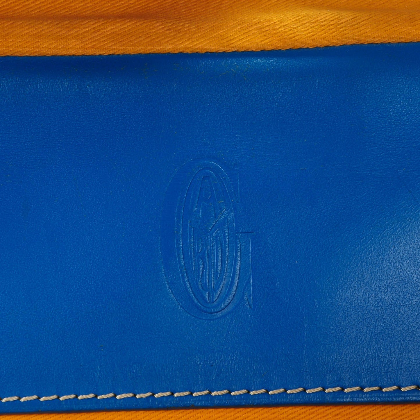 Goyardine Small Ambassade Briefcase Sky Blue
