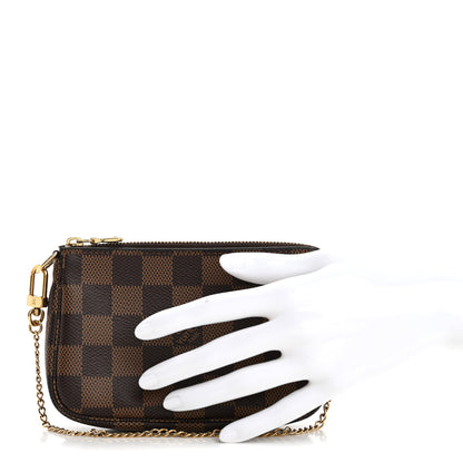 Louis Vuitton Damier Ebene Mini Pochette Accessories 2 of 10