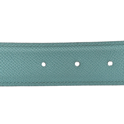 Hermes Epsom 32mm Belt Strap 80 32 Bleu Atoll Bleu Indigo 5 of 7