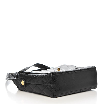 Chanel Caviar Quilted Flap Shoulder Bag Black 4 of 12