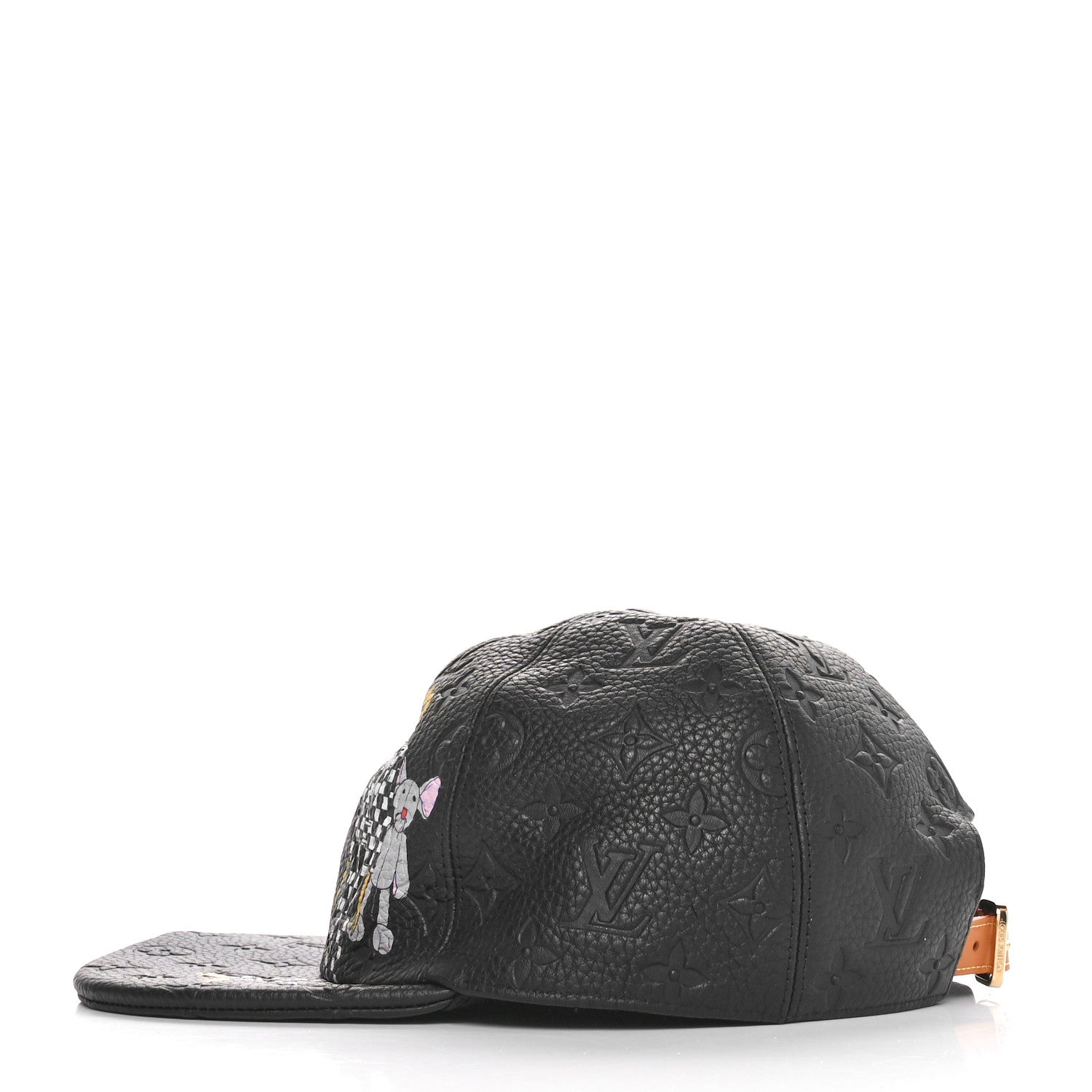 Louis Vuitton Taurillon Monogram Cartoon LV Friends Cap Black