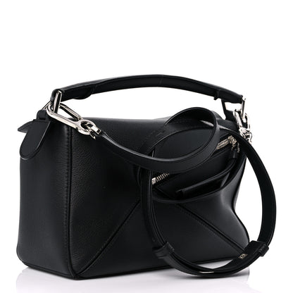 Loewe Calfskin Small Puzzle Bag Black 3 of 12