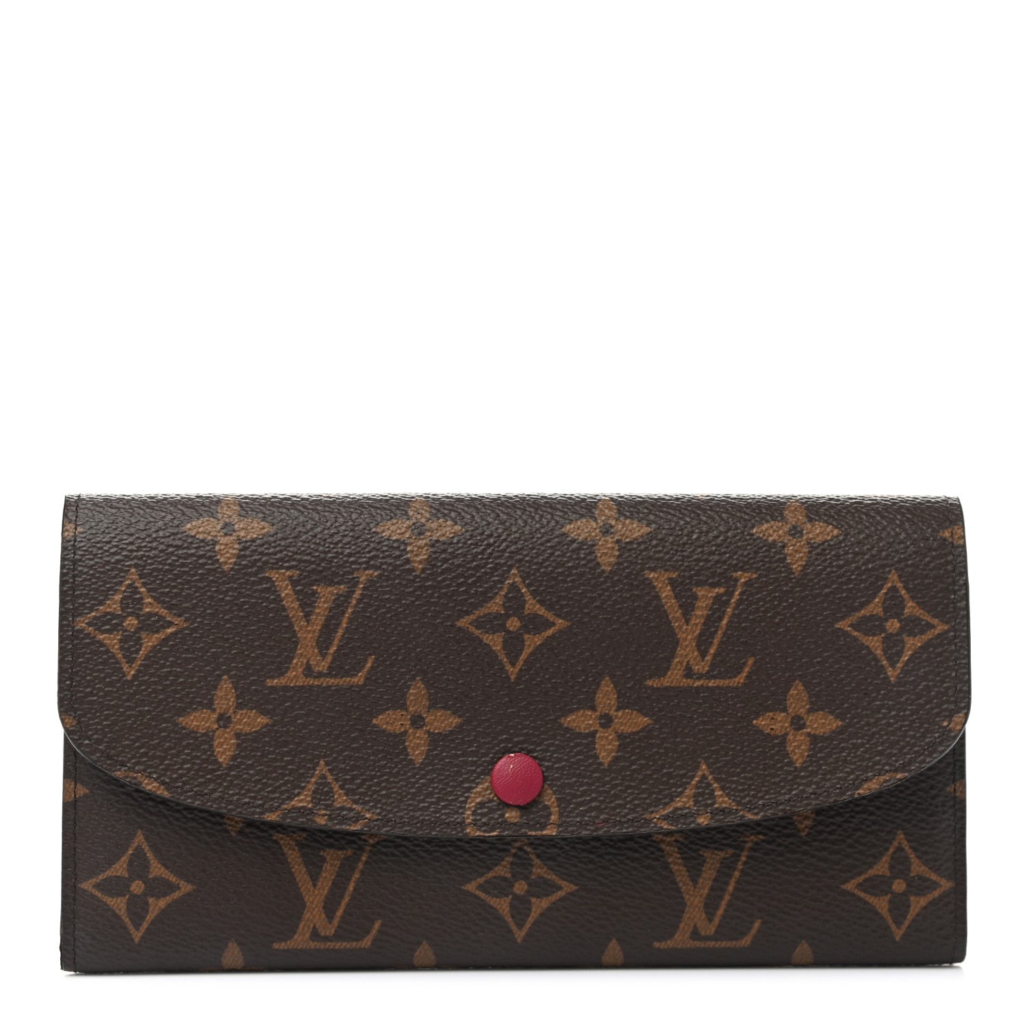 Louis Vuitton Monogram Emilie Wallet Fuchsia 1 of 7