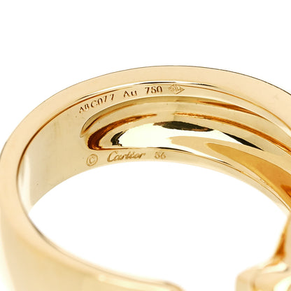Cartier 18K Yellow Gold Tsavorite Onyx 11mm Panthere De Cartier Ring 56 7.5 5 of 6