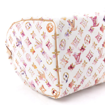 Louis Vuitton Watercolor Aquarelle Speedy 35 White 7 of 10