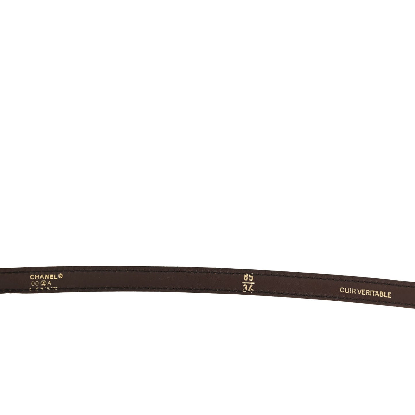 Lambskin Belt 85 34 Brown