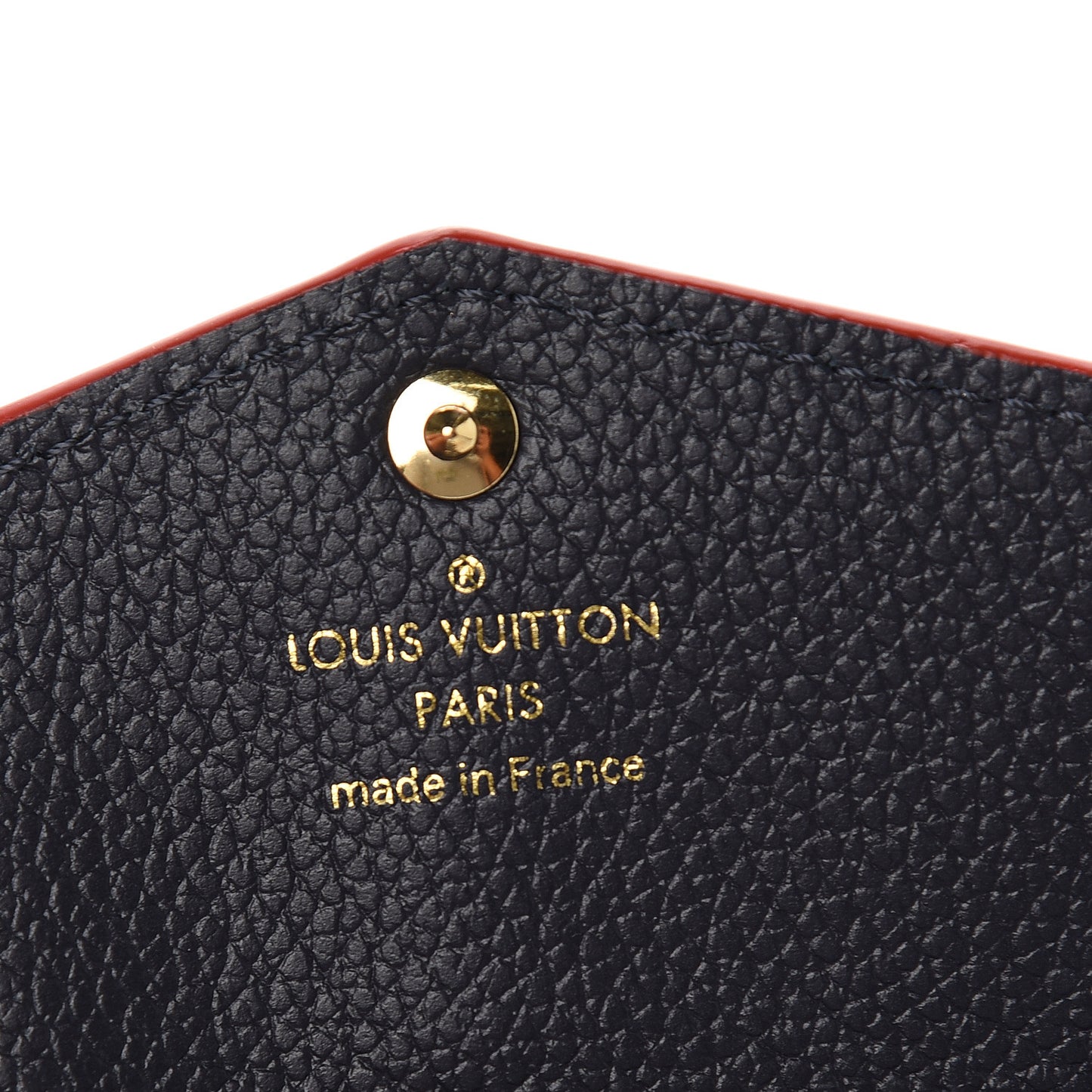 Empreinte Key Pouch Marine Rouge