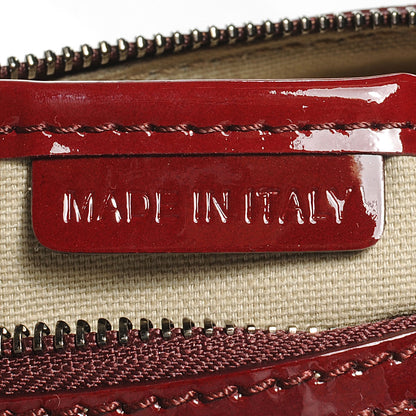 Burberry Nova Check Heart Small Chester Bowling Bag Berry Red 7 of 10