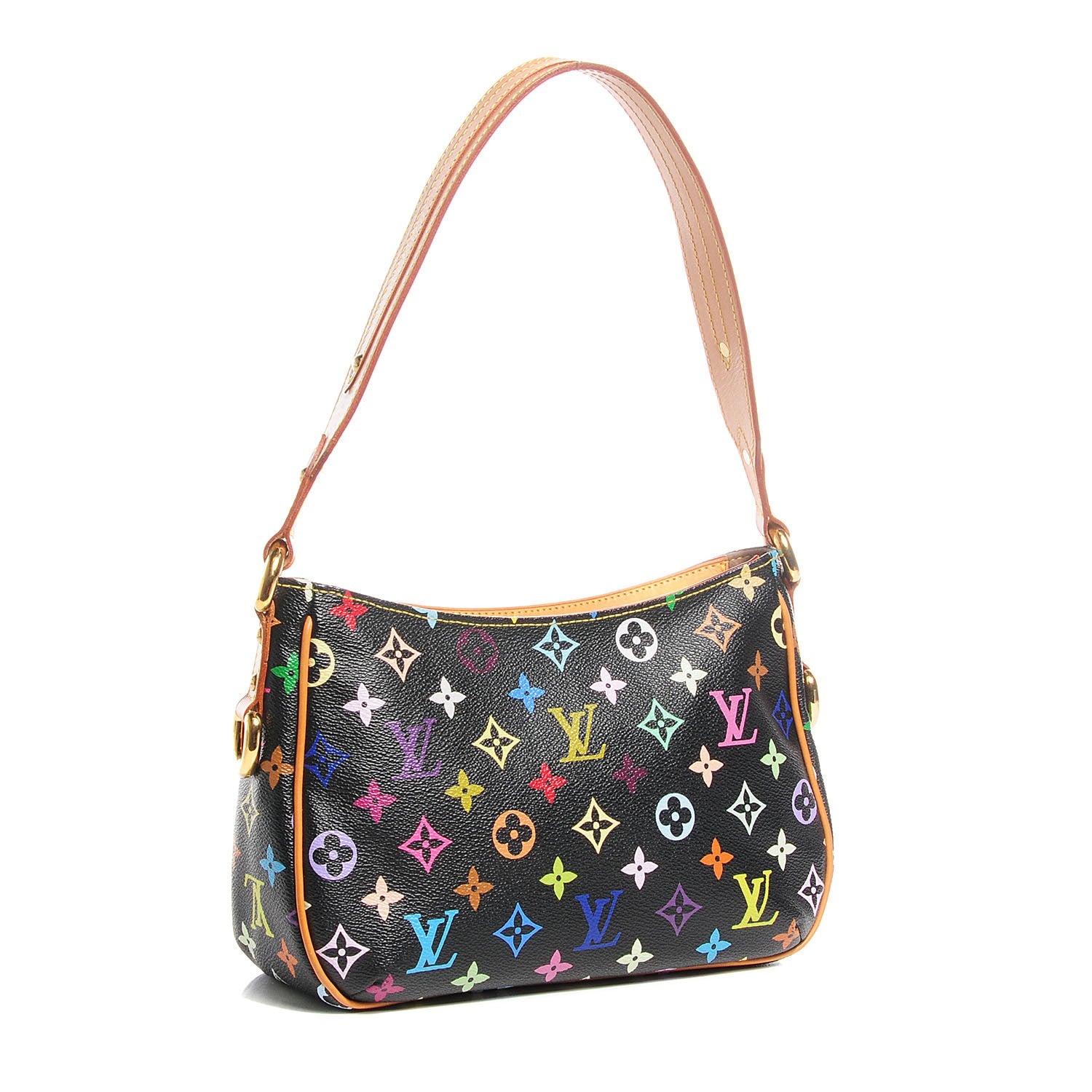 Louis Vuitton Monogram Multicolor Lodge PM Black 3 of 7