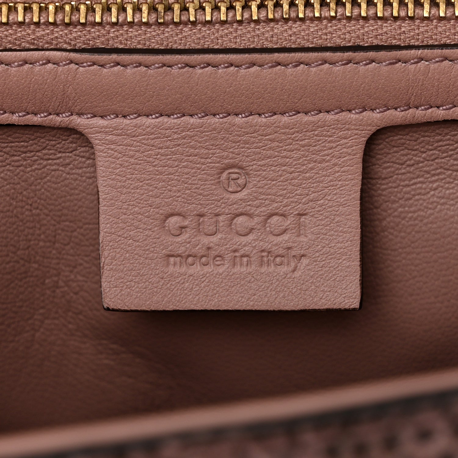 Gucci Lizard Medium New Bamboo Top Handle Bag Pink 6 of 11