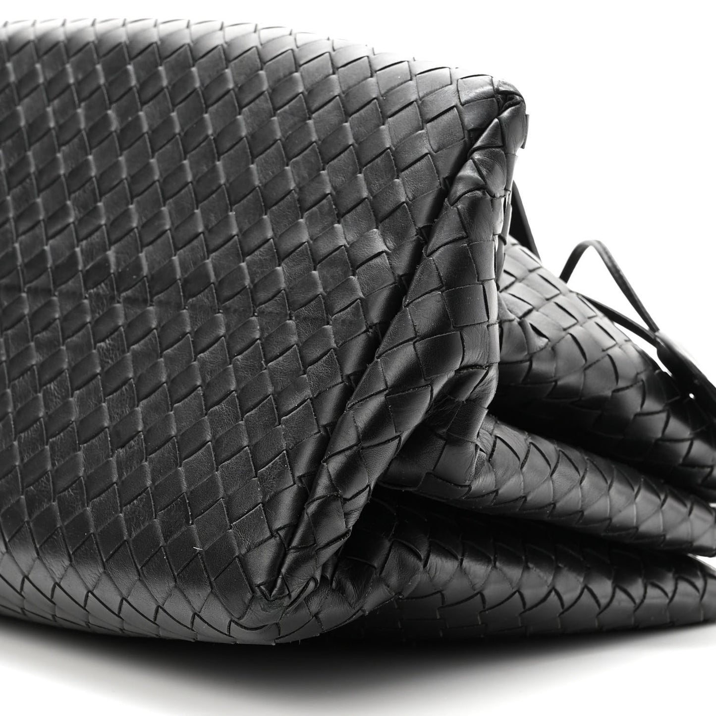 Nappa Intrecciato Medium Roma Tote Black