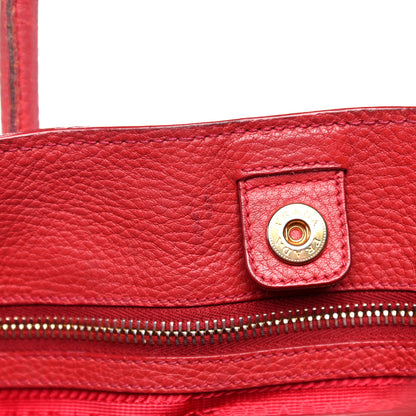 Prada Vitello Daino Tote Rosso 19 of 41