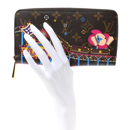 Louis Vuitton Monogram 2020 Christmas Animation Zippy Wallet Pivoine 2 of 7