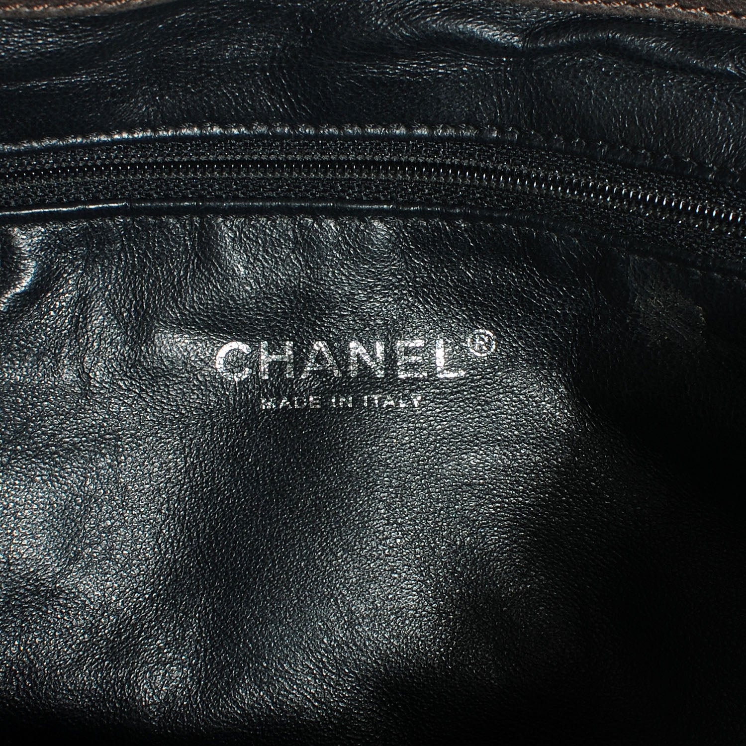 Chanel Leather Large Modern Chain Tote Brown 9 of 10