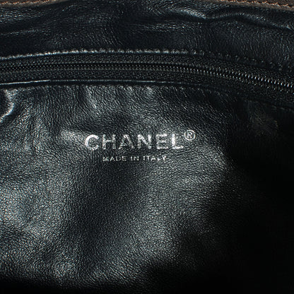 Chanel Leather Large Modern Chain Tote Brown 9 of 10