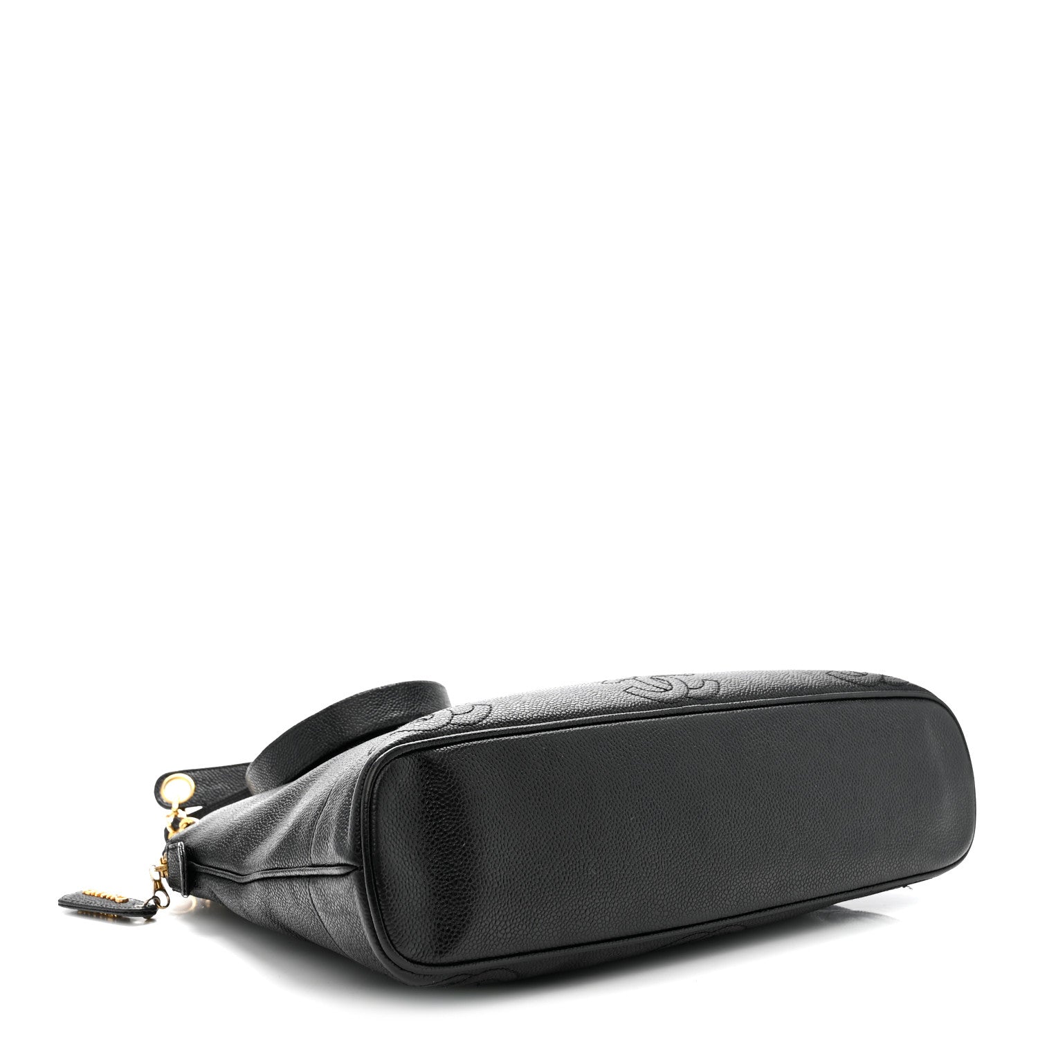 Chanel Caviar Triple CC Shoulder Bag Black 4 of 12