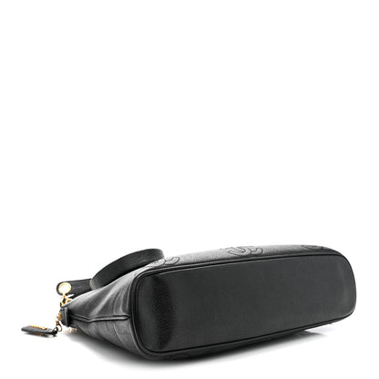 Chanel Caviar Triple CC Shoulder Bag Black 4 of 12