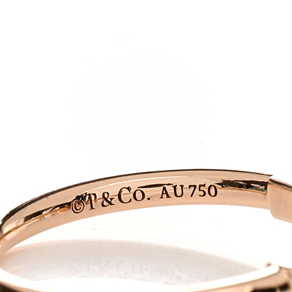 Tiffany 18K Rose Gold T Wire Ring 49 4.75 4 of 4