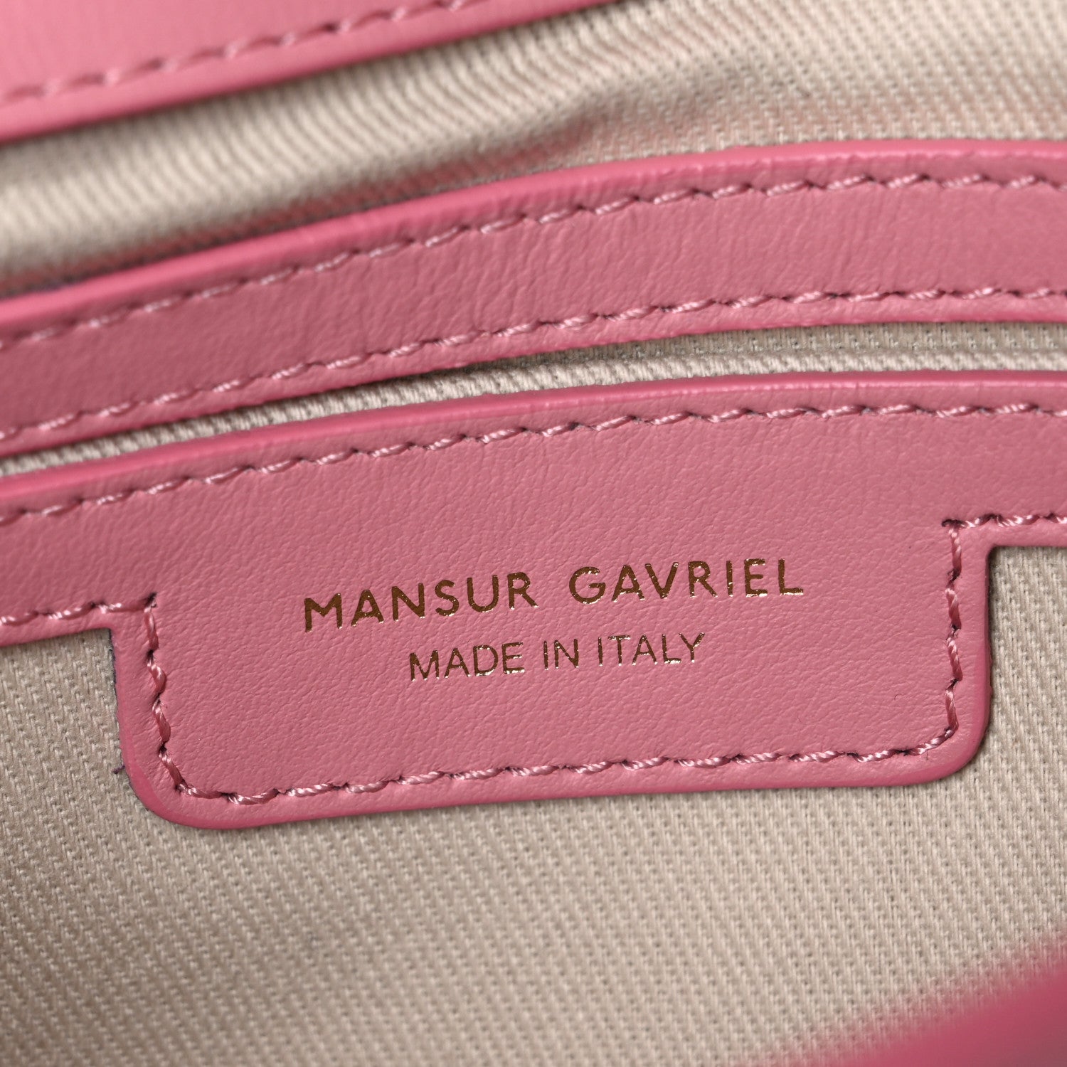 Mansur Gavriel Calfskin Flap Crossbody Bag Peony 6 of 10