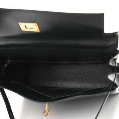Hermes Box Kelly Retourne 32 Vert Fonce 4 of 15