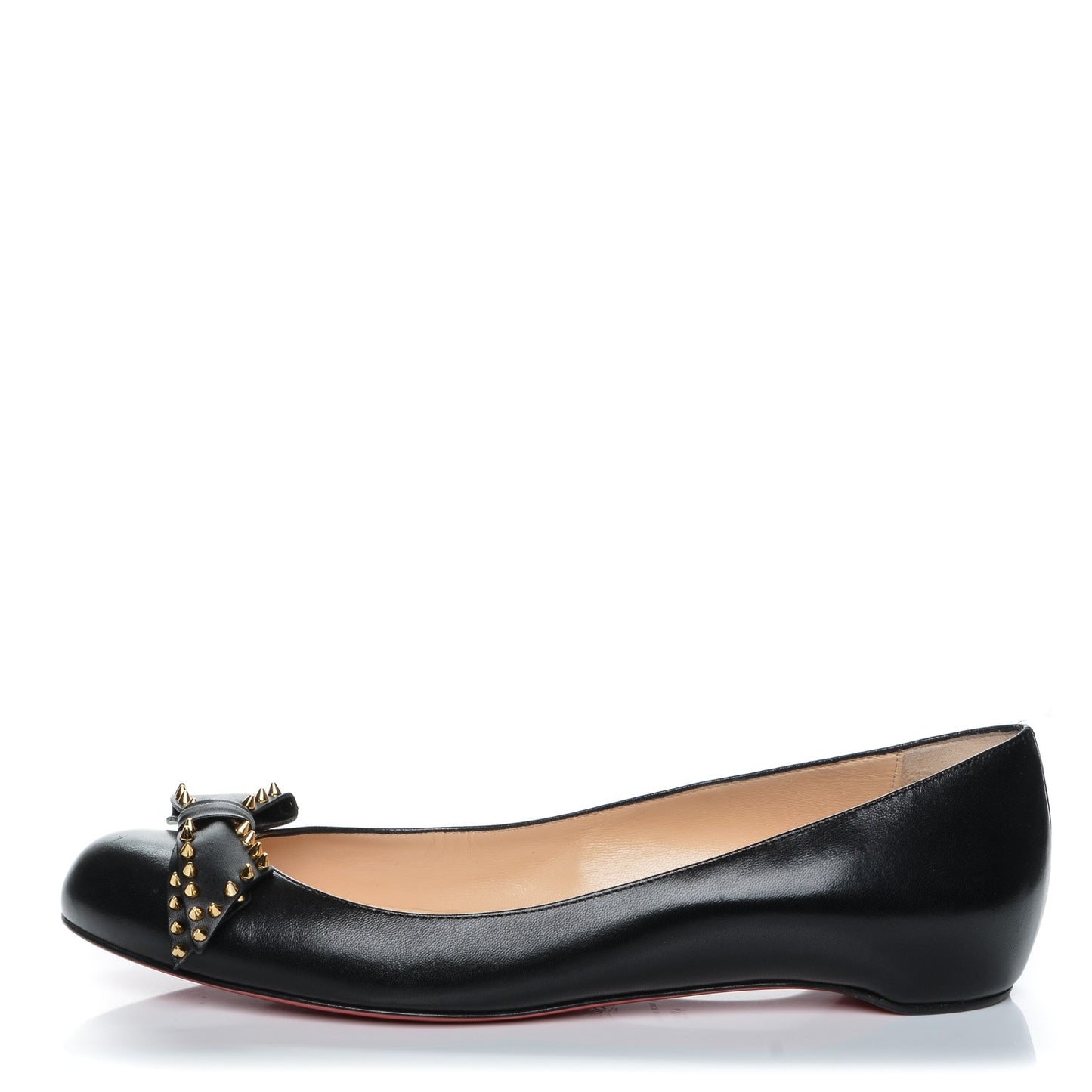 Nappa Ballalarina Flats 40.5 Black
