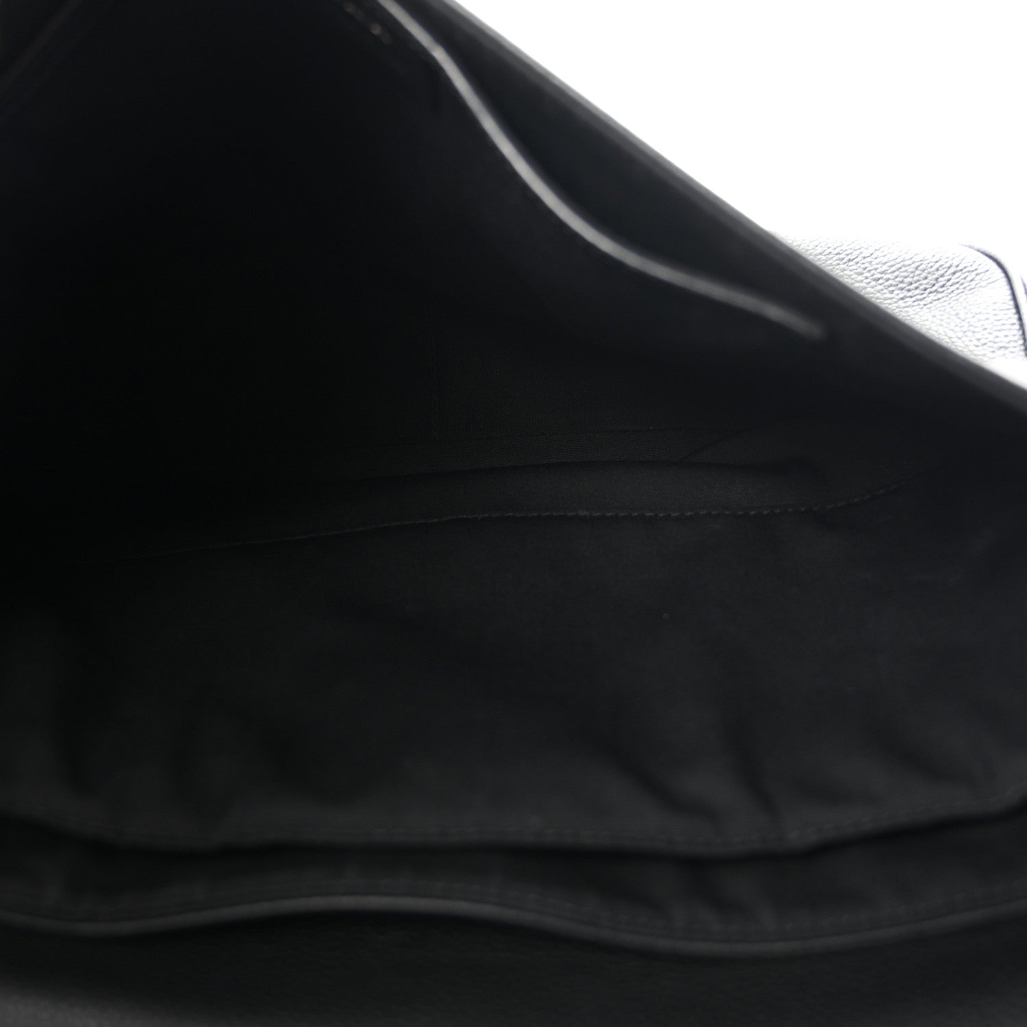 Christian Dior Grained Calfskin Saddle Messenger Bag Black 5 of 10