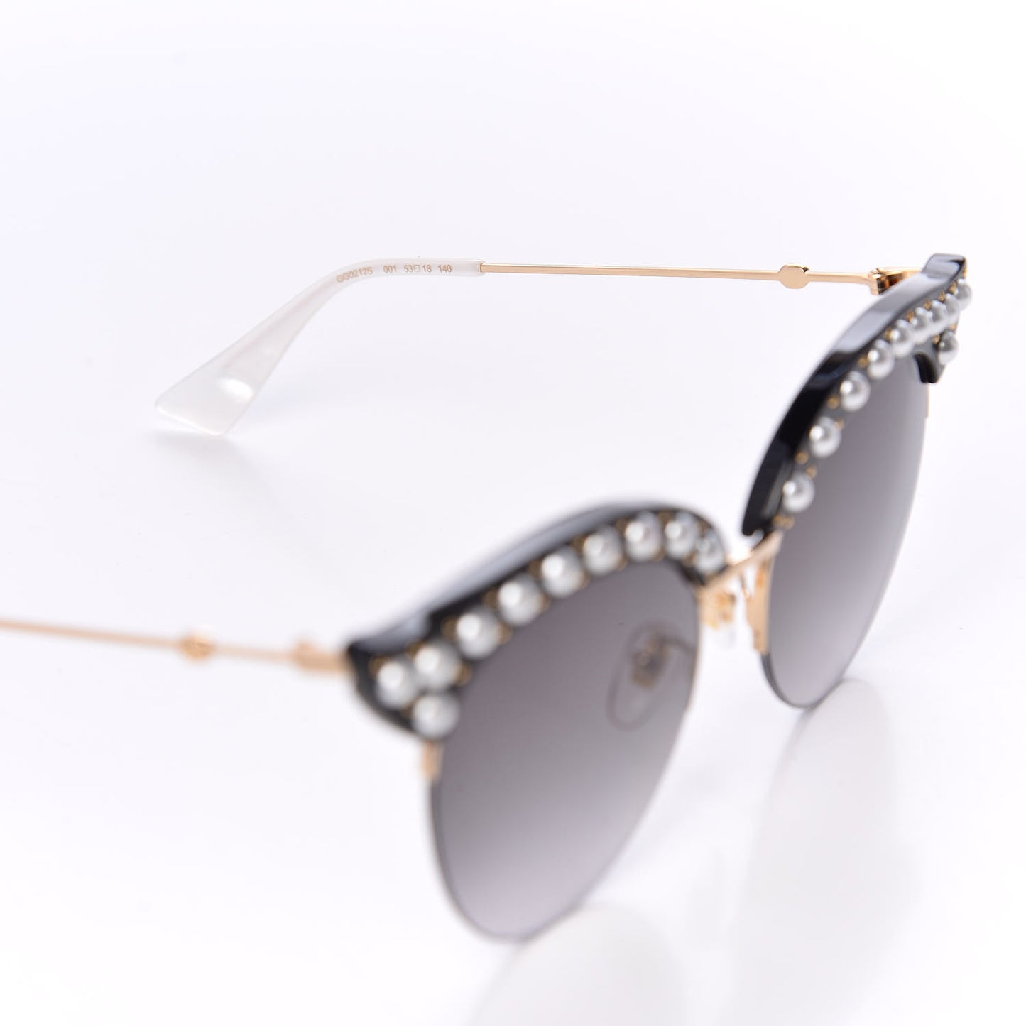 Pearl Cat Eye Sunglasses GG0212S Black