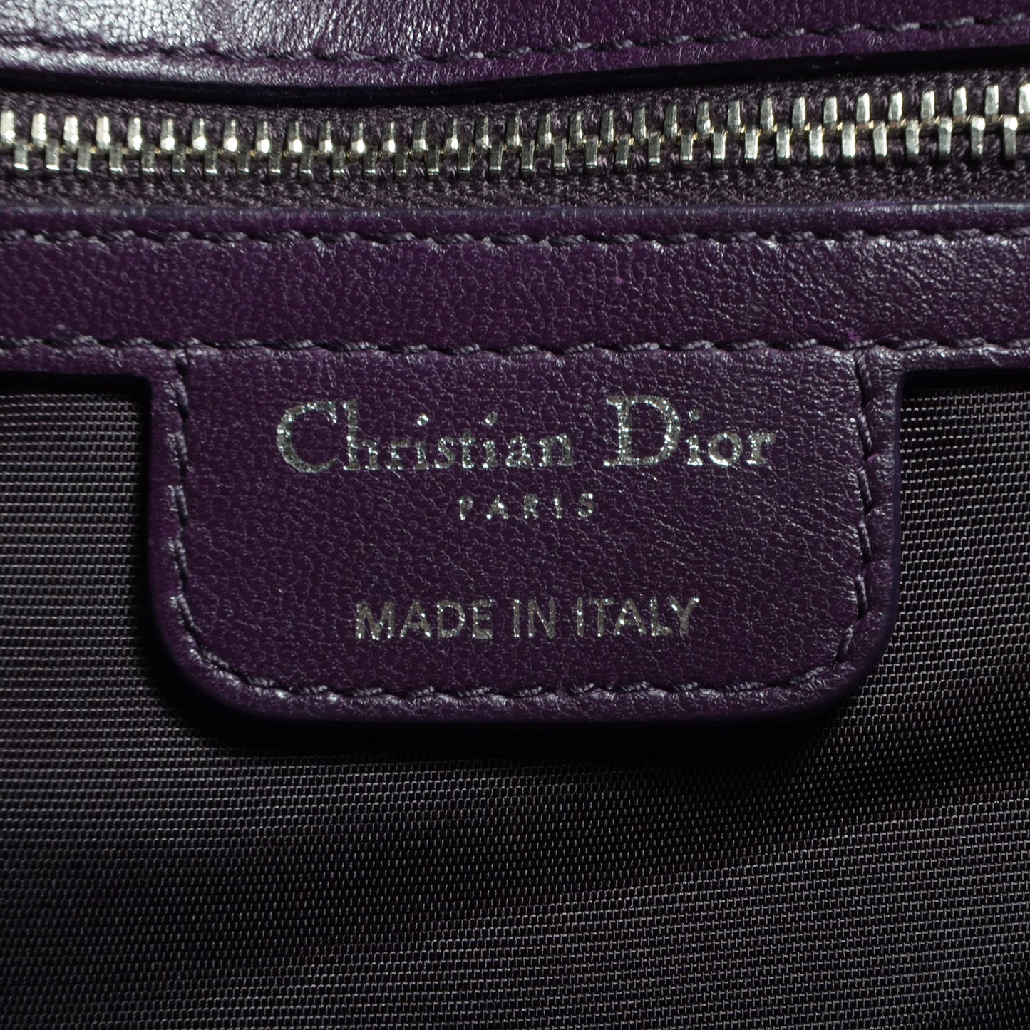 Lambskin Cannage Medium Le Trente Tote Purple