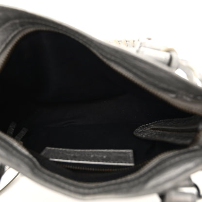 Balenciaga Metallic Agneau Classic Hardware Mini City Gris Aluminum 5 of 10