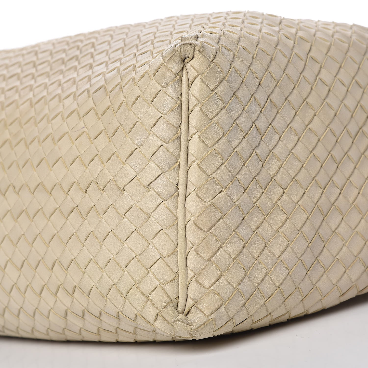 Bottega Veneta Nappa Intrecciato Sloane Hobo Cream 365134
